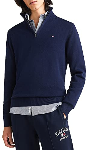 Tommy Hilfiger PIMA ORG CTN Cashmere Zip Mock