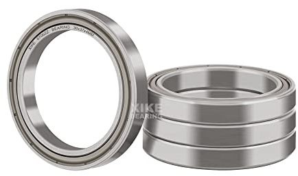 XiKe 4 Stück 6706ZZ Kugellager Abgedichtet 30x37x4mm Chromstahl und Vorgeschmiert, 6706-2Z Rillenkugellager mit Metall Doppeldichtung.