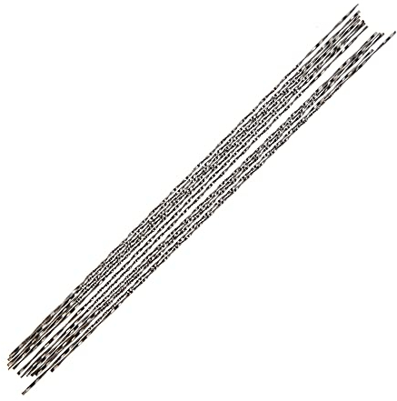12-teilige Dekupiersägeblätter mit Spiralverzahnung, Laubsägeblätter Dekupiersäge Sägeblätter Scrubsägeblätter mit Regelmäßigen Spiralzähnen Zum Sägen Schnitzen Holz(7#saw blade)