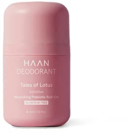 HAAN – Tales of Lotus Deodorant – natürliches, wiederaufladbares, aluminiumfreies Deodorant für empfindliche Haut | 24-Stunden-Schutz | Geschichten von Lotus 40ml | Unisex