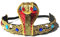 VIKSAUN Stirnband mit Ägyptischer Schlange Diadem Kleopatra Kobra Ägyptische Krone Kopfschmuck Der Ägyptisches Kostüm Zubehör, Ägyptische Königin, chlange Medusa Halloween Schmuck (1 Stück)
