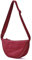 ANYWN Crossbody Bag Damen Halbmond Schultertasche, Hobo Casual Crossbody Bag, Einfarbige Tragbare Halbmond-Tasche Umhängetasche mit verstellbarer Schultergurt Weinrot