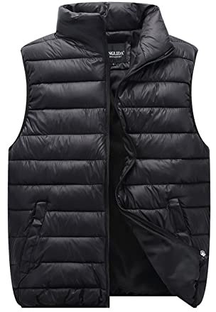 Fulidngzg Damen Weste Dünne Steppweste Gesteppt Softshell Damenweste Ärmellose Schwarze Fleeceweste Outdoor Elegant Reißverschluss Übergangsjacke Kurz Übergang mit Kapuze Wanderjacke
