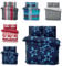 one-home Winter Bettwäsche Thermo Fleece Kuschelig Warme Bettbezüge Flauschig Warm Weich, Größe:3 teilig 240x220 cm, Farbe:Sterne blau