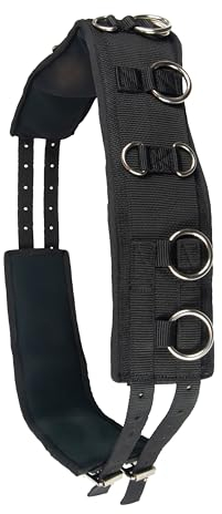 Brama West Longiergurt Pferd - Voltigiergurt mit 12 Ringen - verstellbar - Gr. Full