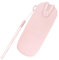 Linkidea Custodia per occhiali da sole extra large, borsa morbida per organizer in silicone per occhiali da sole, compatibile con Gucci GG0595S GG0875S GG0351S GG1087S Versace VE4395 (Rosa)