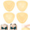 DAMIGHT 2 Pairs Push Up Pads, Sticky Bra Inserts, Invisible Adhesive Bra Nipple Cover, Double-Sided Sticky Push Up Bra for Women, A-B Cup, No Color