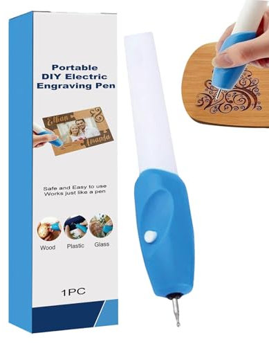 Engraving Pen for Metal, Crafting Engraver Tool Rotary Etching Pen, Electric Engrave Device, Handheld Engraving Machine for Glass, Metal, Wood, Stone, Resin