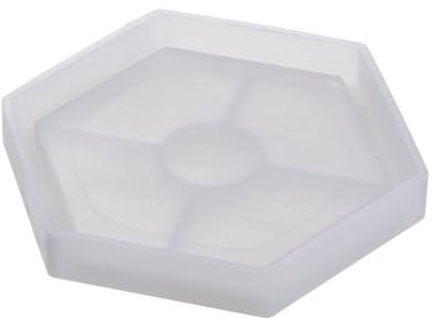 efco creative GmbH Silikonform, sechseckig, 12x10,5cm x 1,5 cm