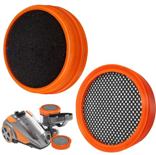 2 Ersatzfilter FC8009/01 für Philips Akkusauger SpeedPro und SpeedPro Aqua,Filter Zubehör kompatibel mit Philips FC6721 FC6722 FC6723 FC6724 FC6725,Staubsauger Filter,Staubsauger Ersatzteile