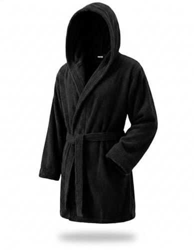 Top Towel - Elegant - Bademantel für Damen und Herren 100% Baumwolle, 500 g/m² - Option mit oder ohne Kapuze - Weich und saugfähig für Dusche, Spa und Pool