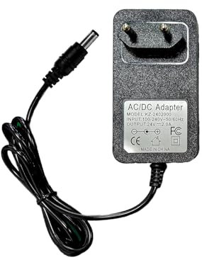 Alimentatore di rete da 24 V, AC/DC 100-240 V fino a 24 V, 2 A, alimentatore universale per strisce LED, hub USB, router WiFi, disco rigido esterno