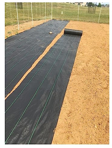 Unkrautvlies 40cm/60cm/100cm/120cm/150cm Garten Landschaft Bodendecker Matte zur Unkrautbekämpfung Schwarz Landschaftsgewebe für Gewächshäuser & Gärten