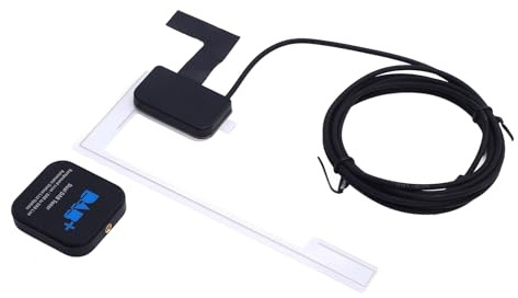 Qudinip Auto DAB Radio Receiver, Digital Broadcast DAB Box USB -Adapter mit Antenne für -Touchscreen -Stereoanlage