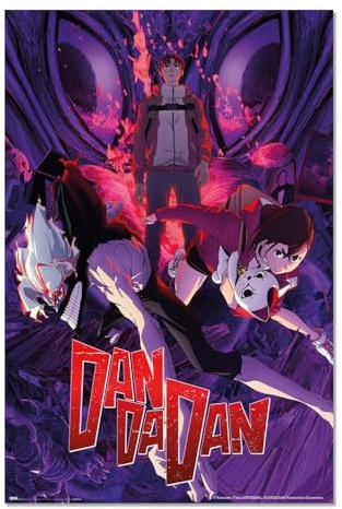 Grupo Erik Dan Da Dan Staffel 2 Poster Kunstdruck Merch | Poster Deko Wohnzimmer oder Deko Schlafzimmer - Deko Zimmer - Größe 61 x 91 - Offizieller Manga Anime