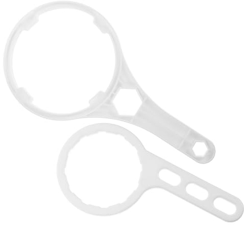 FONDOTIN Llave para Filtro de Agua y Membrana de Herramienta Plástica Ergonómica Antideslizante para Purificadores y Descalcificadores Fácil de Usar y Duradera