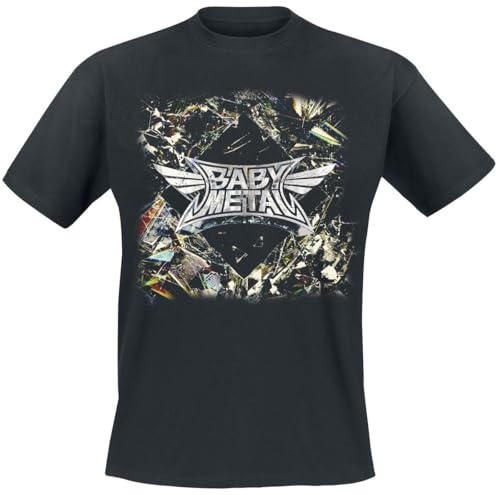 Babymetal Album Cover Herren T-Shirt Kurzarm Schwarz Regular Fit