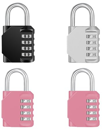 ZHEGE Combination Padlocks Outdoor, Weatherproof Combination Locks Outdoor for Fence Gate