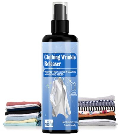 Ironing Water 100 ml Fabric Softener Iron-On Spray | Softening clothes spray for dorm, travel, business trip, laundry, clothing, shirts, tablecloths