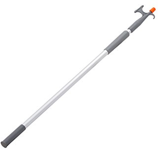 wellenshop Nuova Rade Profi Bootshaken teleskopierbar Teleskop schwimmfähig 1,2 m - 1,96 m Aluminium Boot