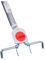 BawiTec Aluminum Besenstiel Länge 145cm 4-Loch Wechselsystem Aluminiumstiel für Besen Schrubber Bürsten Wischer Wechselstiel Alustiel Beco Metallstiel zum aufhängen teilgummiert