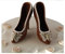 Handmade Pair of Milk Chocolate Shoes Birthday Set from Belgian Chocolate Gift or Cake Topper Decoration.