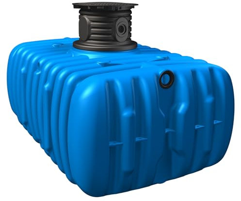 atout Regenwassertank Flat S Garten-Comfort Flachtank-Paket Flat Flachtank 1500 L inkl. Schachtverlängerung (Flat Tanksystem, 3000 L)