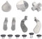 ASHATA Juego de paletas de Botones para Controlador de Juegos, palancas de Control de Gamepad para Xbox One Elite Serie 2, paletas de Control Elite de Repuesto D-Pads Joystick de Joystick