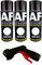 Alex Flittner Designs 3X Spritzfüller Spritzspachtel Spraydose Weiss Dickschicht Füller Autolack Grundierung Filler Primer Haftgrund +Spraydosengriff
