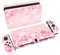 PlayVital Skin Sticker für Nintendo Switch OLED Modell,Aufkleber Sticker Decal Folie Abziehbild Faceplates Klebefolie für Switch OLED Konsole&Joy Con&Dock&Grip(Blütenblätter)