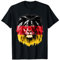 Deutschland Flagge - Germany Flag Lion Face Deutschland T-Shirt