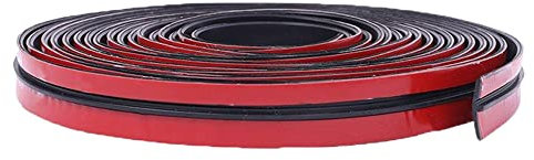 ETOPARS Tira de Sellado de Parabrisas de Coche 2 Metros Tira de Parabrisas Goma Puerta Borde de Ventana Techo Automático T Forma Impermeable Protección 19mm
