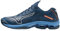 Mizuno Unisex Wave Lightning Z7 Handballschuhe, Darkdenim White Bluejasper, 43 EU