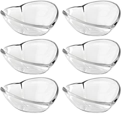 Glasschale - Herzform - Schalen - 6er Set - für Obst - Nüsse - Salat - Dessert - Made in Europe - by Barski