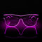 flintronic LED Leuchtende Brille, Wire Neon Rave Brille,Flashing LED Sonnenbrille Kostüme für Cosplay, Bar, Club, Partybrille, Geschenk, Party Gadgets, EDM, Halloween