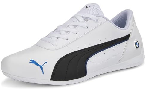 PUMA BMW MMS Neo Cat perforierte Herren-Sneaker, Weiß, weiß, 46 EU