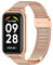 MIJOBS Xiaomi Smart band 8 Active/Redmi Smart Band 2 Correa, pulsera de reloj de metal de acero inoxidable para Xiaomi mi 8 Active/Redmi Band 2 Correa SmartWatch Correas