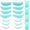 Lucktao 14 Stücke Wimpernlifting Pads,Wimpernlifting Silikon Pads,Silicon Pad Curler,mit 4 Wimpern Y Pinsel,Dauerwelle Pad Wiederver wendbare Silikon Pads,Lash Lifting Pads.