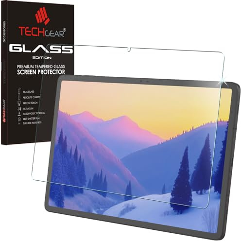 TECHGEAR Glas Galaxy Tab S9 11 Zoll (SM-X710 / SM-X716) Glas, Displayschutzfolie aus gehärtetem Glas [9H Härte] [Crystal Clarity] kompatible mit Samsung Galaxy Tab S9 2023