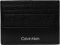 Calvin Klein Porte-Carte Homme Subtle Mix Cardholder Porte-Carte, Noir (CK Black Pebble and Smooth), Taille Unique