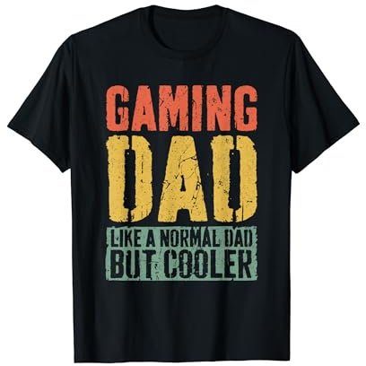 Gaming Dad Shirt Men Fathers Day Gamer Dad T-Shirt