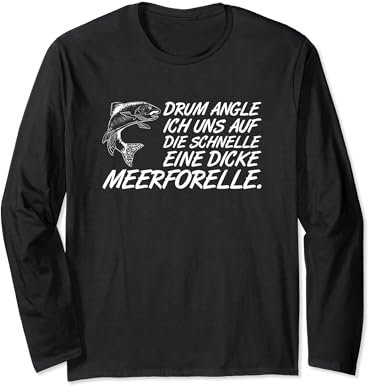 Meerforelle Lachsforelle Fischen Meerforellen Blinker MeFo Langarmshirt