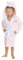 Personalised Animal Dressing Gown Baby Girl Boy Hooded Bathrobe (Pink Bear Face, 2-3 Years)