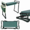 Domarex Gartenhocker - Klappbarer Gartenarbeitshocker Jared 60x28x49 cm – Faltbar – Tasche zur Aufbewahrung von Werkzeugen - mit Aufbewahrungskorb für Gartengeräte - Garten
