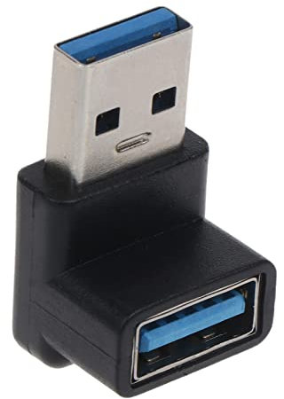 Connettore USB 3.0 Verticale A 90 Gradi Angolato Tipo A Maschio A Femmina Per M/F Adattatore Convertitore