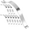 CRILSTYLEO Federklammern Aus Aluminiumlegierung Für Die Rahmenrückseite 50 Stück Fotorahmen-hardware-clips Installieren
