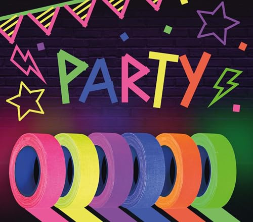 FIESTAS GUIRCA 6 Rollen buntes Dekoband (5 m), Dekoration für Geburtstagsfeiern und Silvester, ideal für Feiern und Veranstaltungen, mehrfarbig