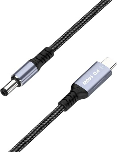 HIEbee 9.9FT Starlink Mini USB C auf DC Netzkabel 140W Eingang USB Typ C auf DC Kabel, DC Netzkabel Direkt auf USB-C