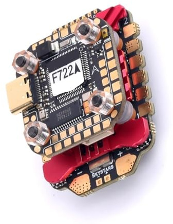 4-in-1 Flight Controller And ESC Kit – 55A ESC With Barometer, OSD And RGB For FPV Racing(F7 and 55A AM32)