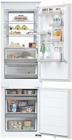 Haier ID Series 6 Integrated Fridge Freezer, 268L, White, C Class | Built-in 2 Door Refrigerator, Total No Frost, LED Lighting, Wi-Fi Connectivity, Reversible Doors, 177x54x55cm, HBW7518CTK